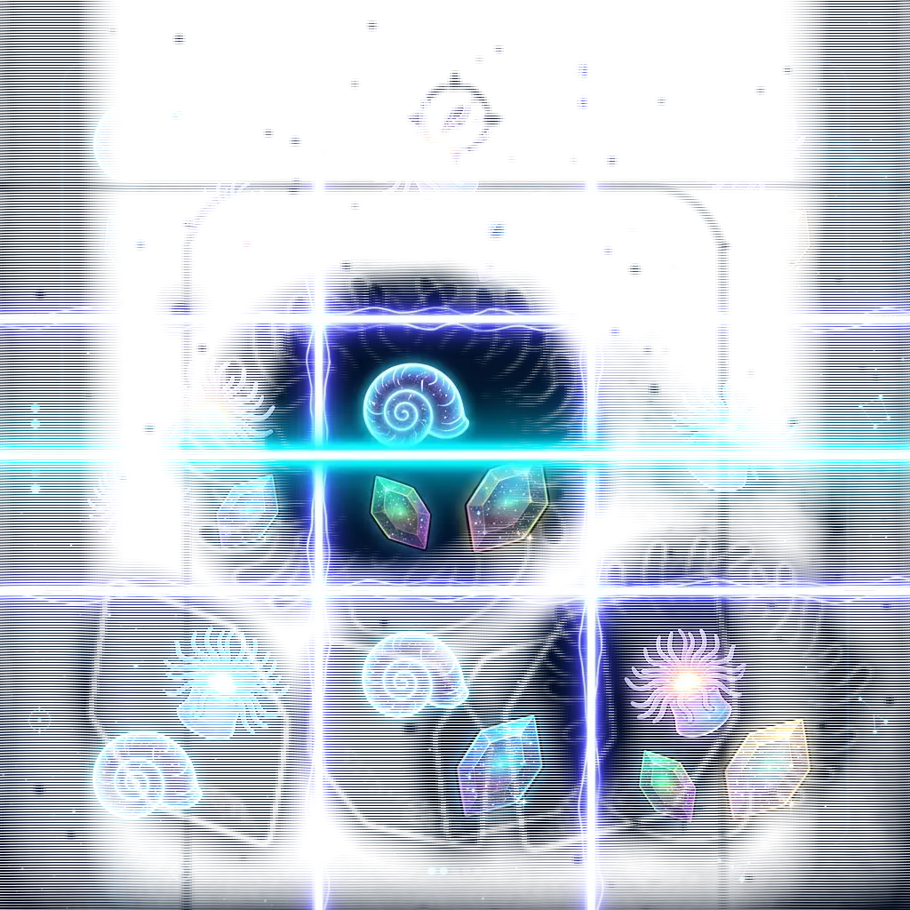 Coral Constellations slot grid preview